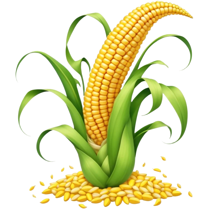 A tornado made out of corn emoji