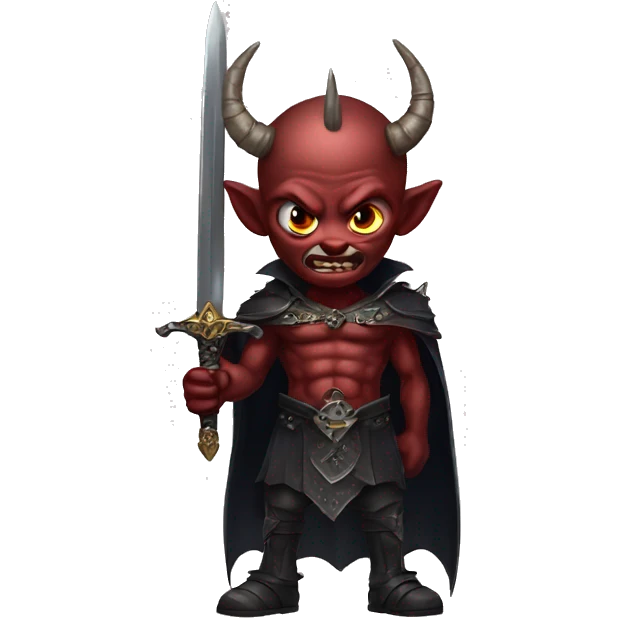 Demon Lord wth Sword  emoji