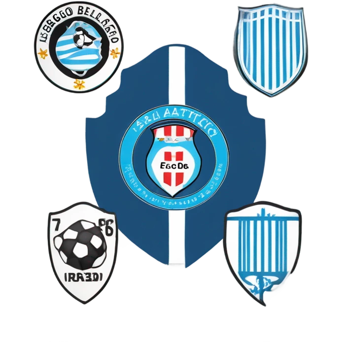 Escudo del club atletico belgrano de argentina emoji