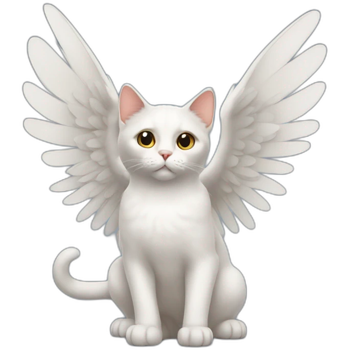 Cat with wings emoji