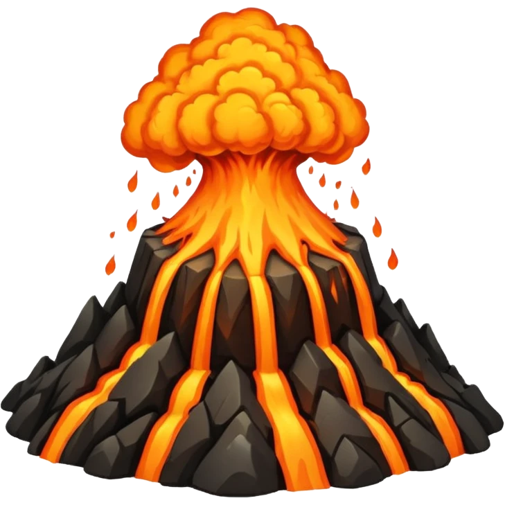 volcano emoji emoji