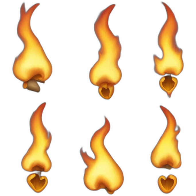 squelette qui crache du feu emoji