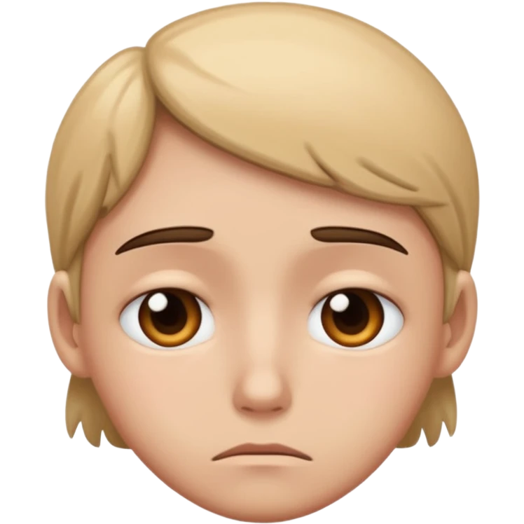 Sad person emoji