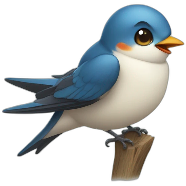 happy swallow emoji