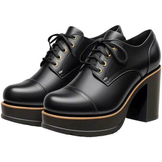 1990’s Buffalo brand platform shoes emoji