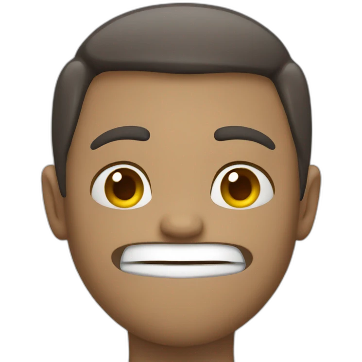 ironic smile emoji