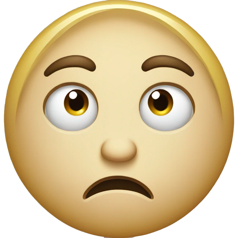 Sad face  emoji