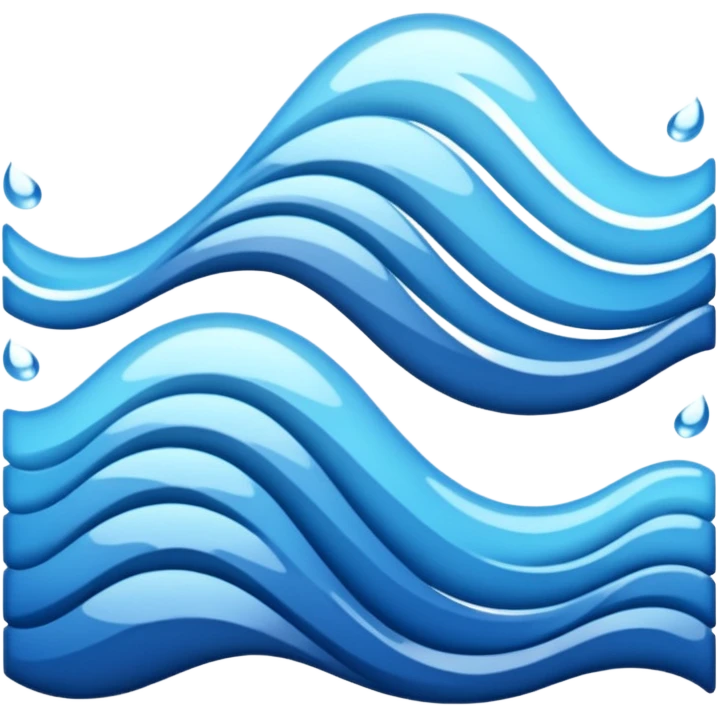 spell out the word wavy emoji