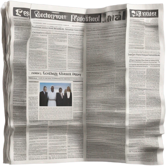 Newspaper emoji