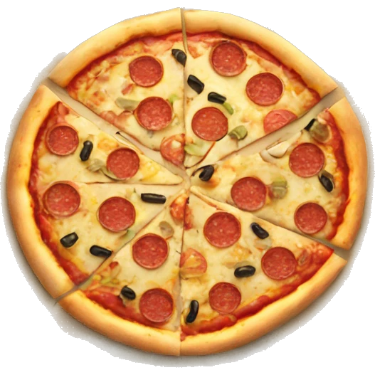 Pizza at the beach emoji