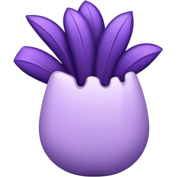 UBE root, iconic and minimal, clean and modern, brand logo feel emoji