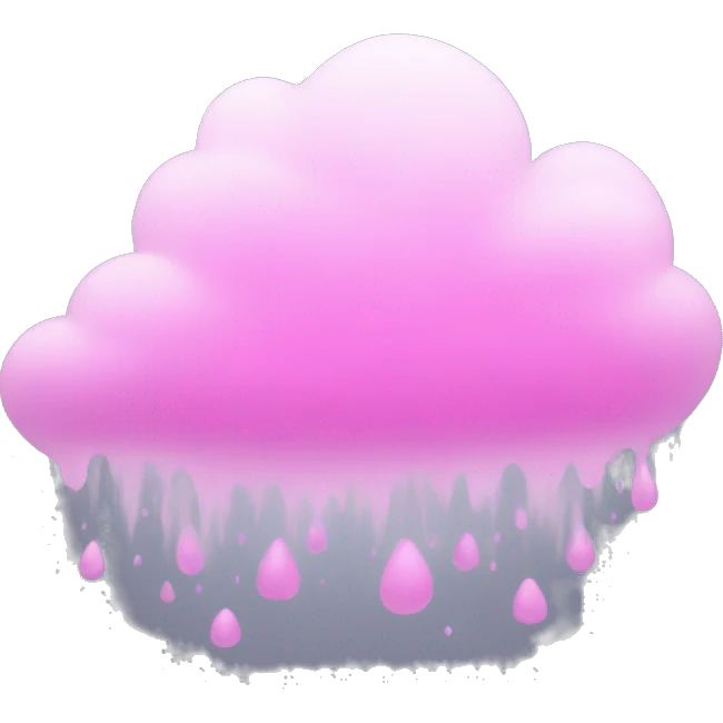 Fog with pink particles  emoji