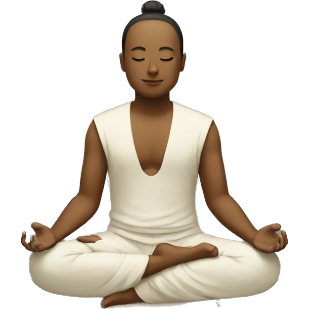 Meditation emoji