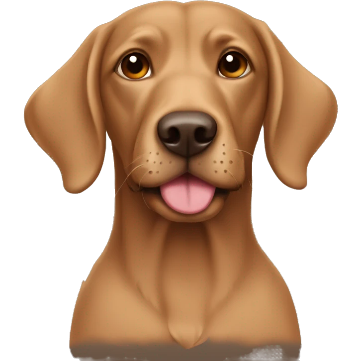 Brown labra doodle  emoji
