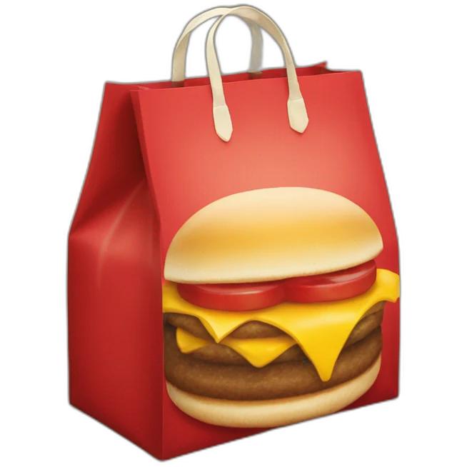 Mcdonald’s bag emoji