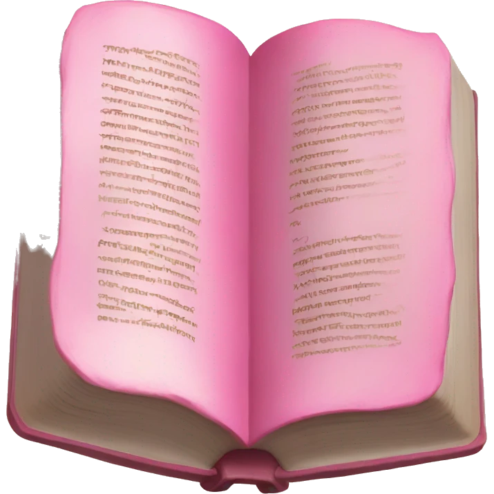 Bibel in pink  emoji
