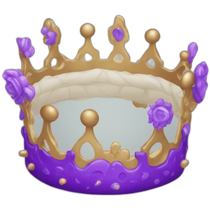 Chat couronne emoji
