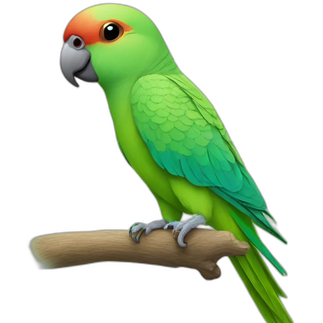 indian ringneck parakeet emoji