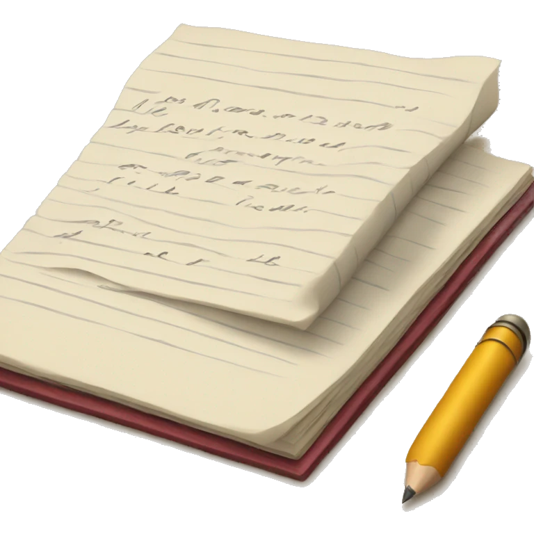writing in journal emoji