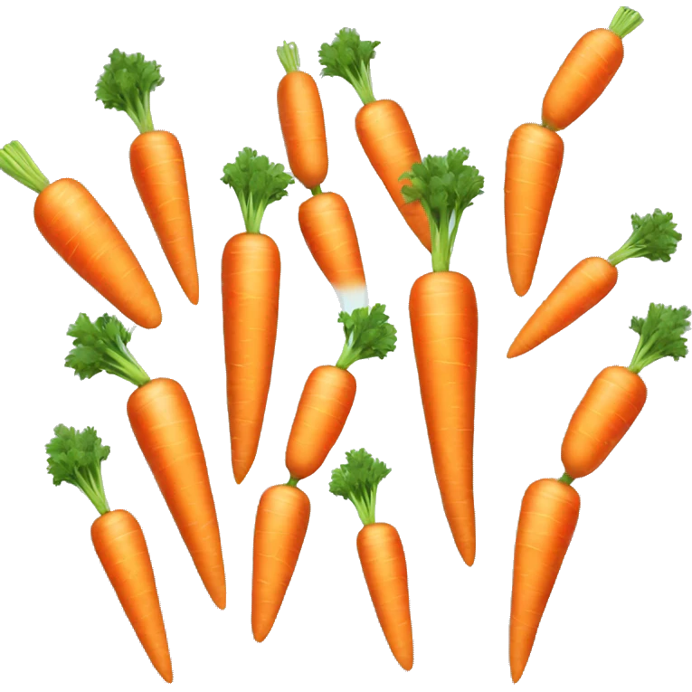 Shining carrot  emoji