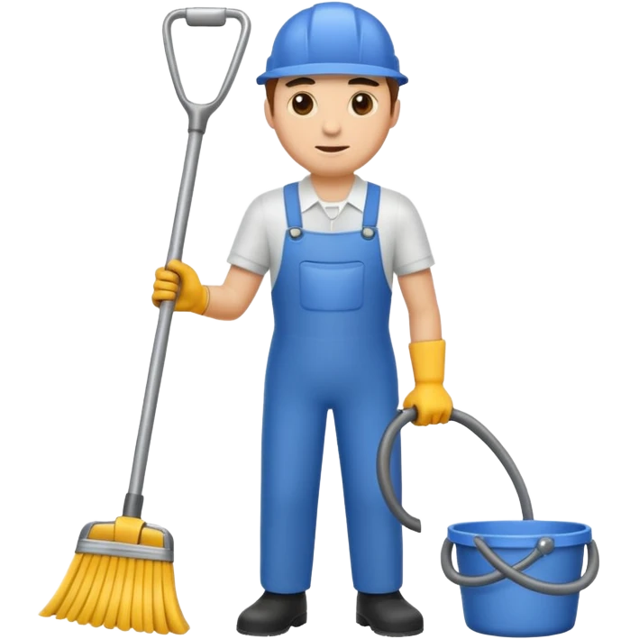 man cleaner emoji