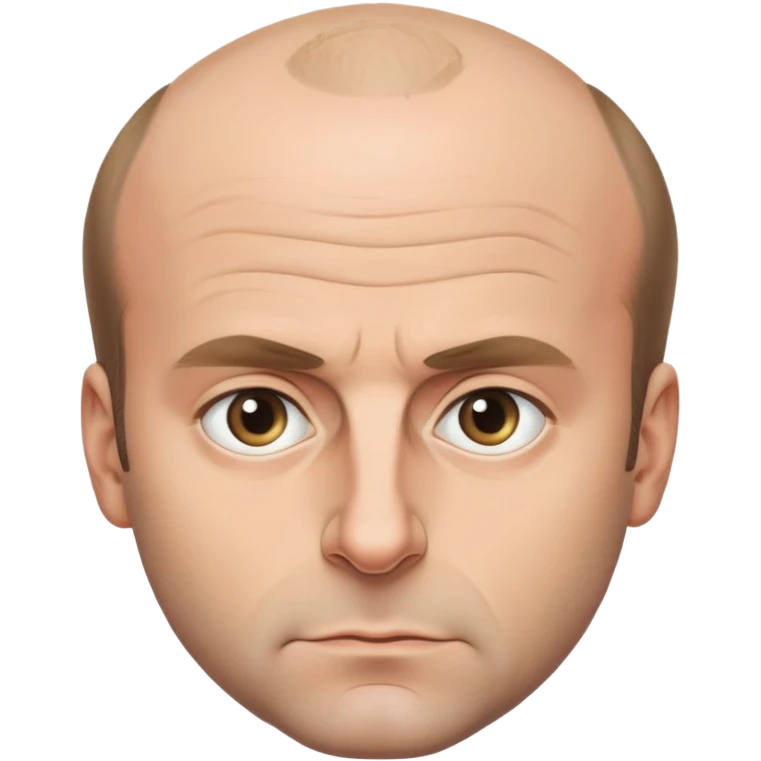 Macron a la calvitie  emoji