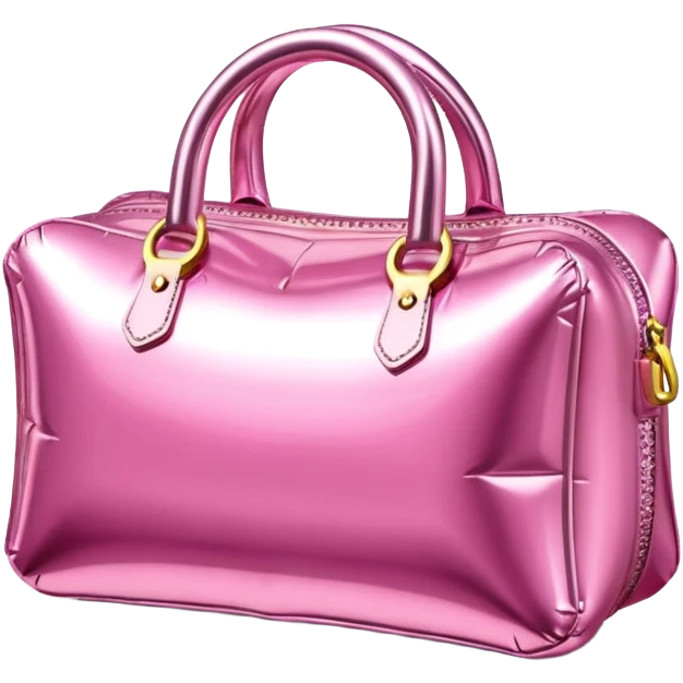   jeff koons style inflatable SPAM purse sculpture  emoji