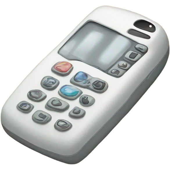 phone made out of clam emoji