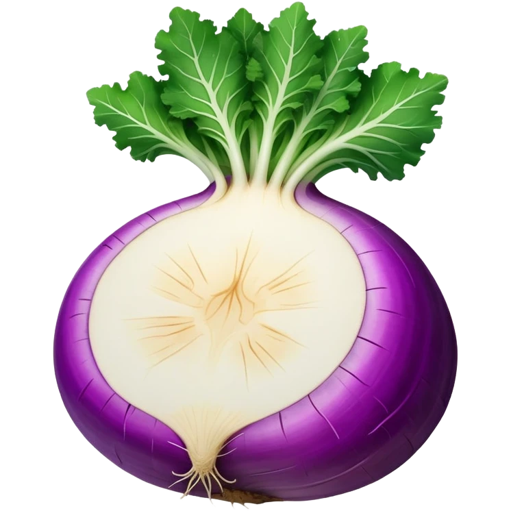 slice of turnip emoji