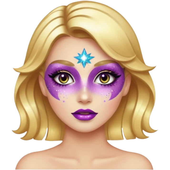 Glitter killer emoji