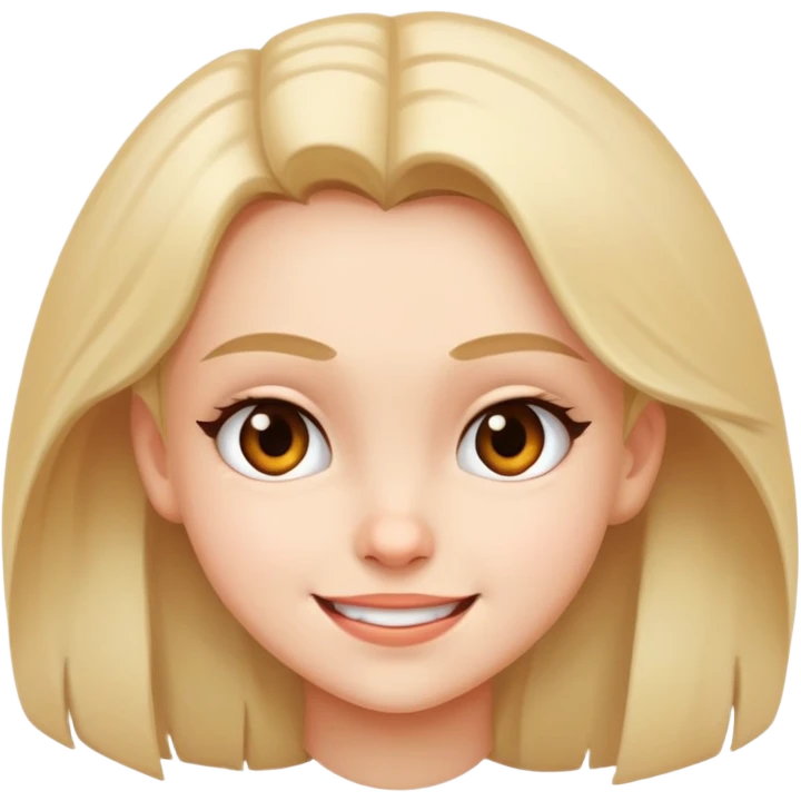 mischievous girl with a smirk emoji