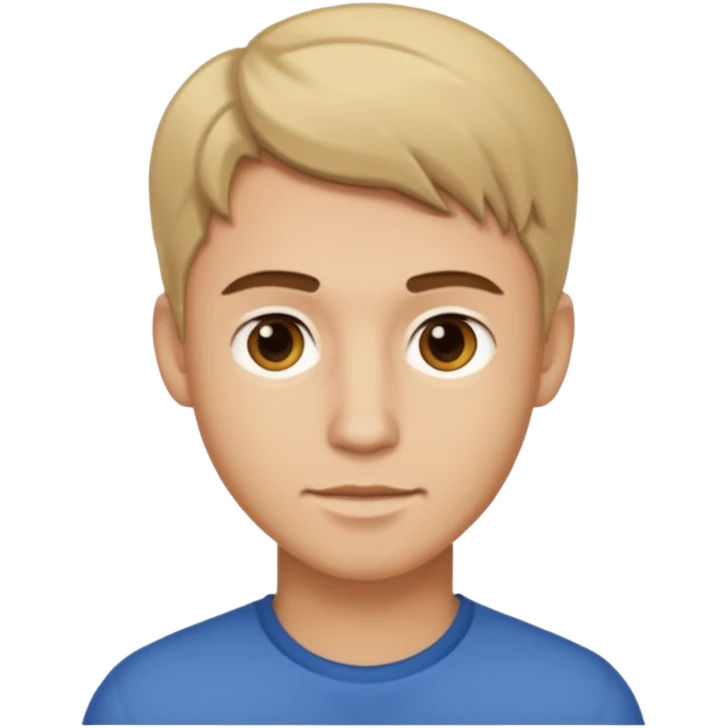 male darkblond hari from riht emoji