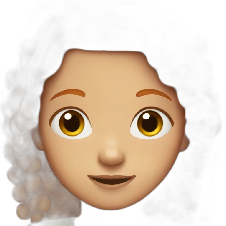 Ginger girl emoji