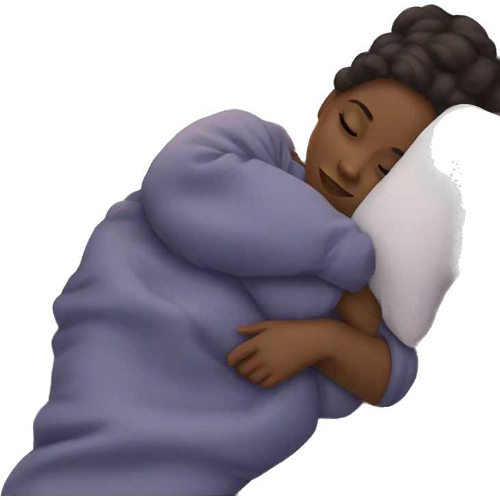 A girl sleeping with dream  emoji