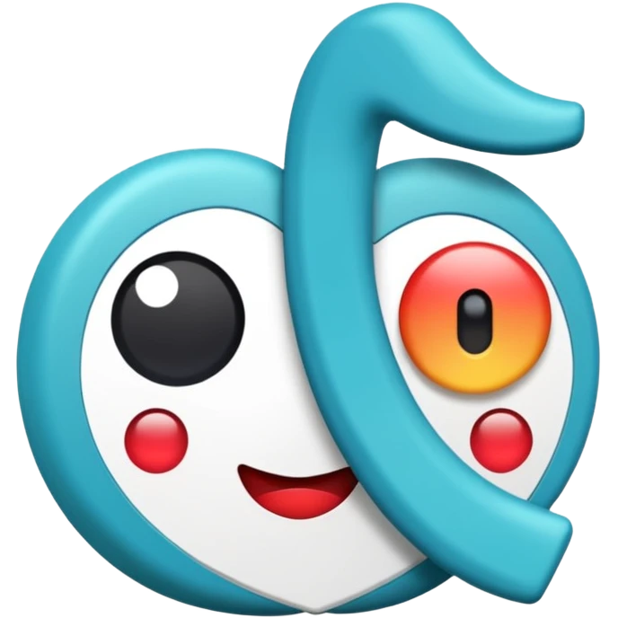 Tiktok beyaz tik etrafı mavi emoji