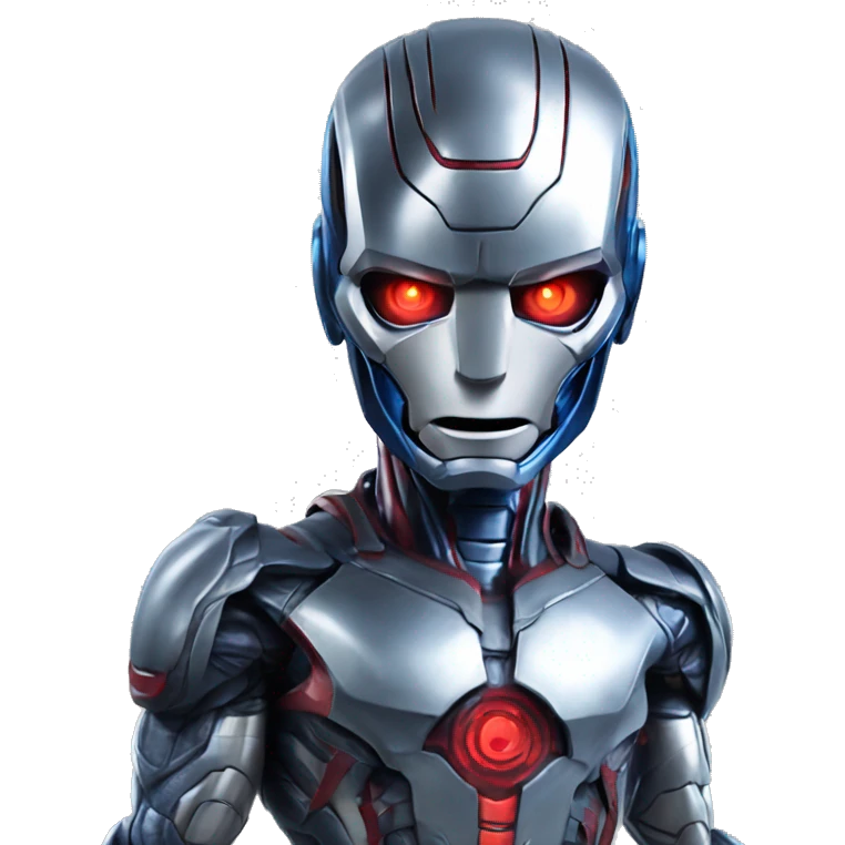 ultron with blue instead of red emoji