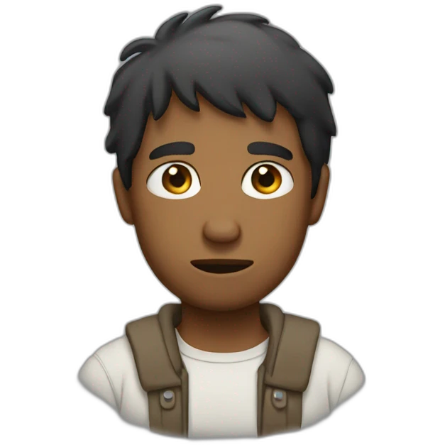 a poor guy emoji