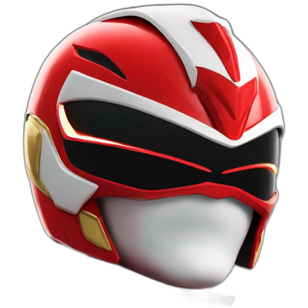 Red Mighty Morphin Power Ranger emoji