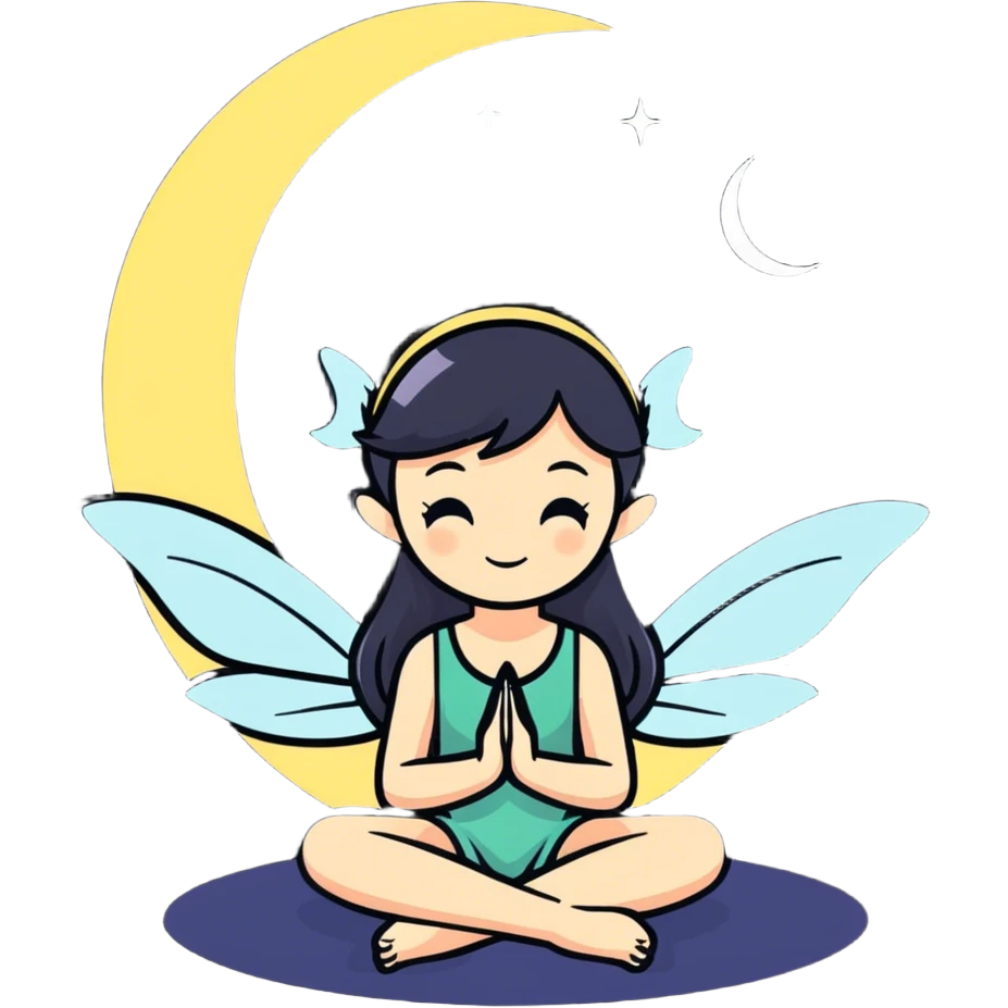 fairy under moon emoji