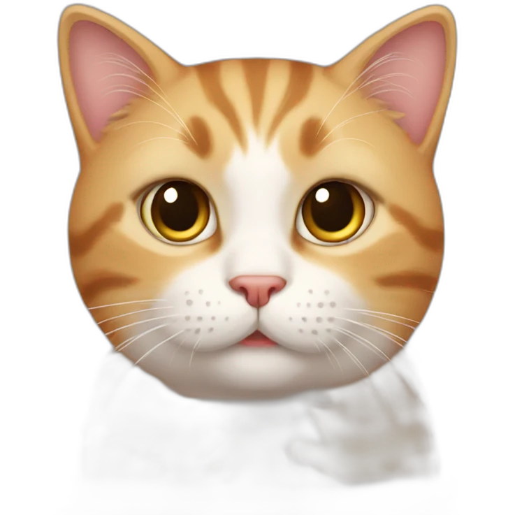 A very very cute cat emoji
