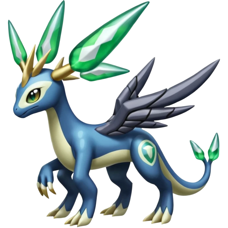 Meloetta-Zygarde-Cresselia-Palkia-Dialga-Electrike-Manectric-Fakémon-fusion, full body emoji
