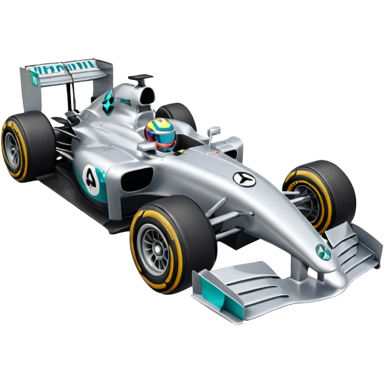 formula one mercedes emoji