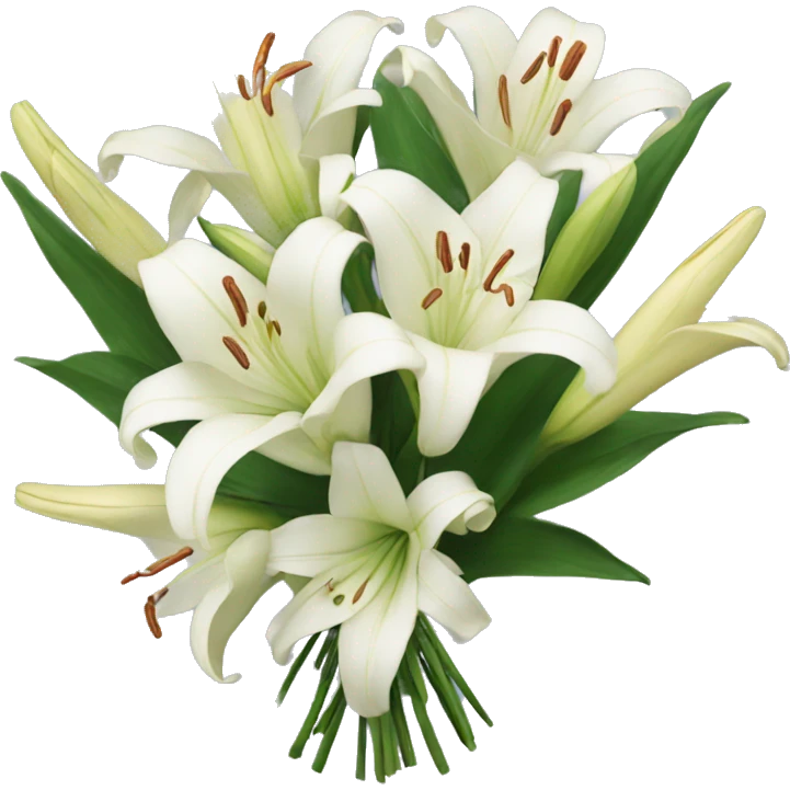 Bouquet of lilies emoji