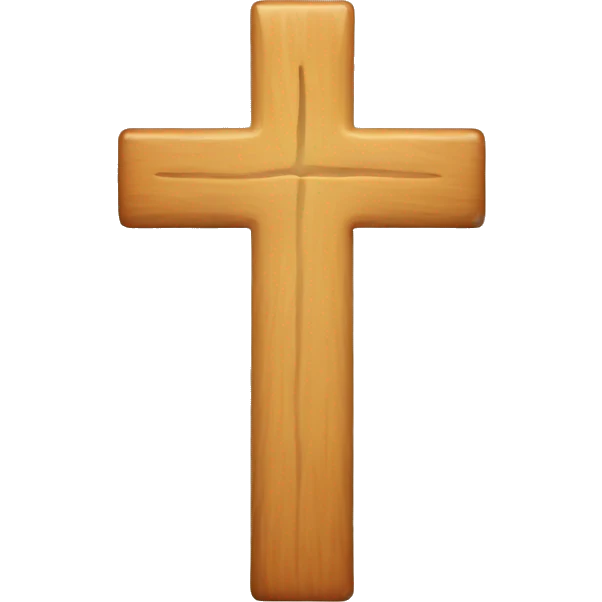 a cross mixed with a J emoji