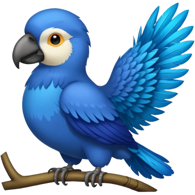 Arara azul emoji