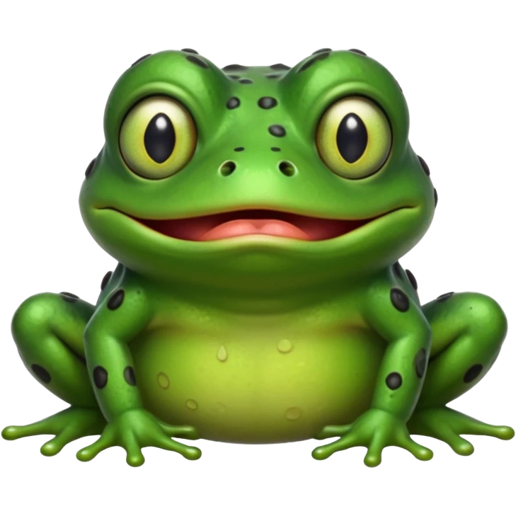 Horror frog emoji