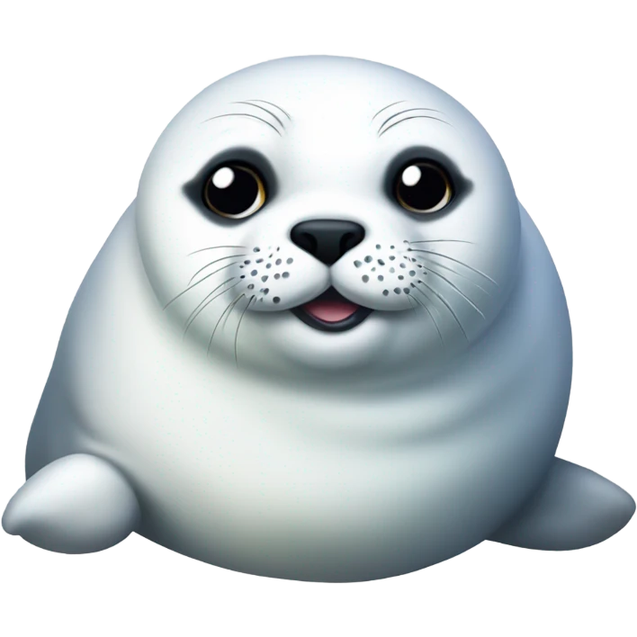 very fat harp seal emoji