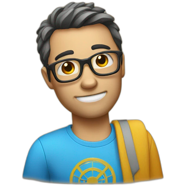 un geek qui dort emoji