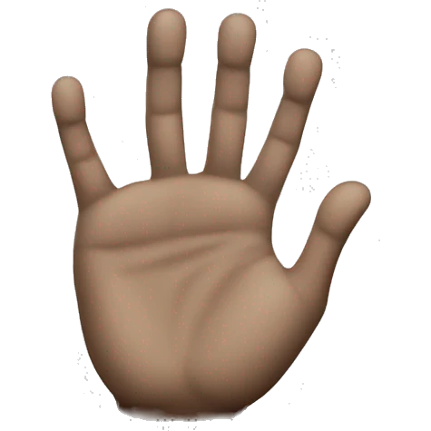 back ò hand emoji