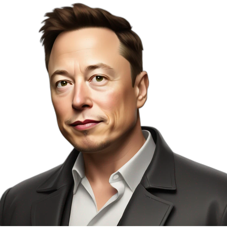 thick Elon Musk posing emoji